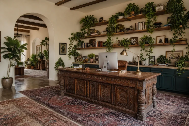 Stunning Boho Home Office Ideas for a Creative Sanctuary