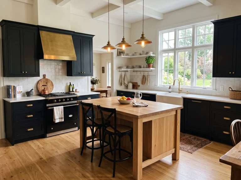 Black Kitchen Cabinets That Actually Work (and What to Pair Them With)