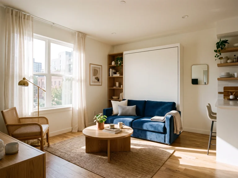 Designing Multifunctional Studio Apartments Combining Living Rooms and Bedrooms